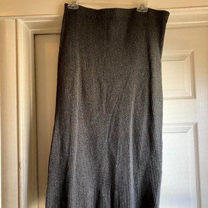 H&M ribbed midi skirt